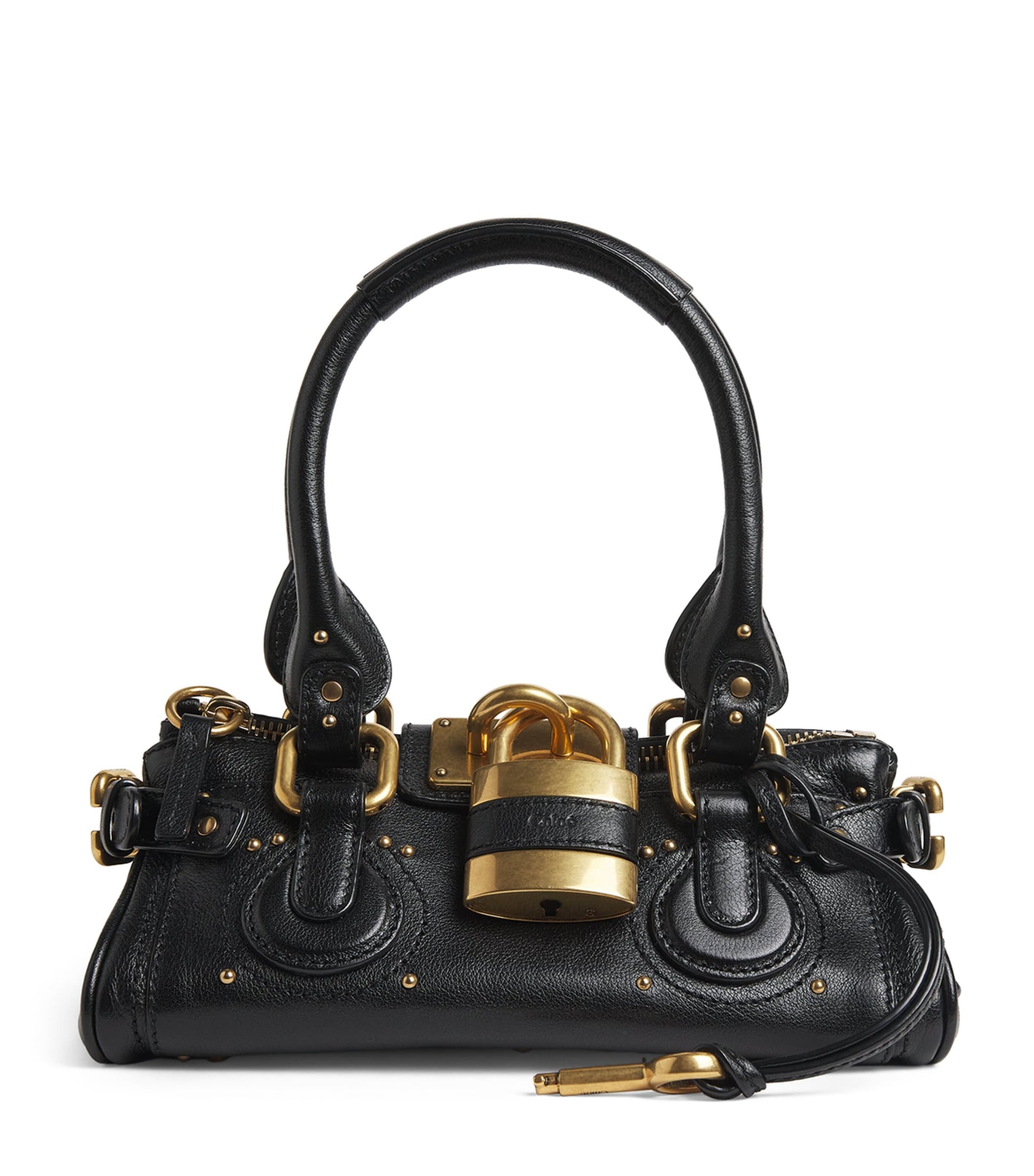 Chloé Small Leather Paddington Top-Handle Bag