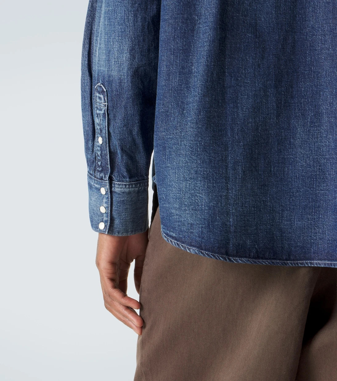Visvim - Social Sculpture faded denim shirt