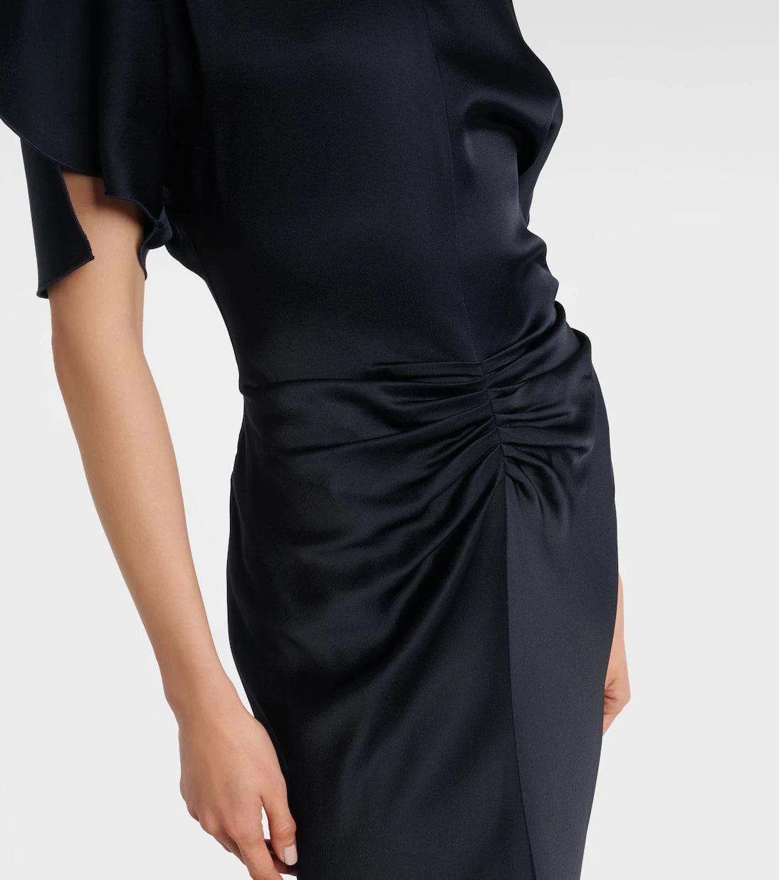 Victoria Beckham - Gathered satin gown