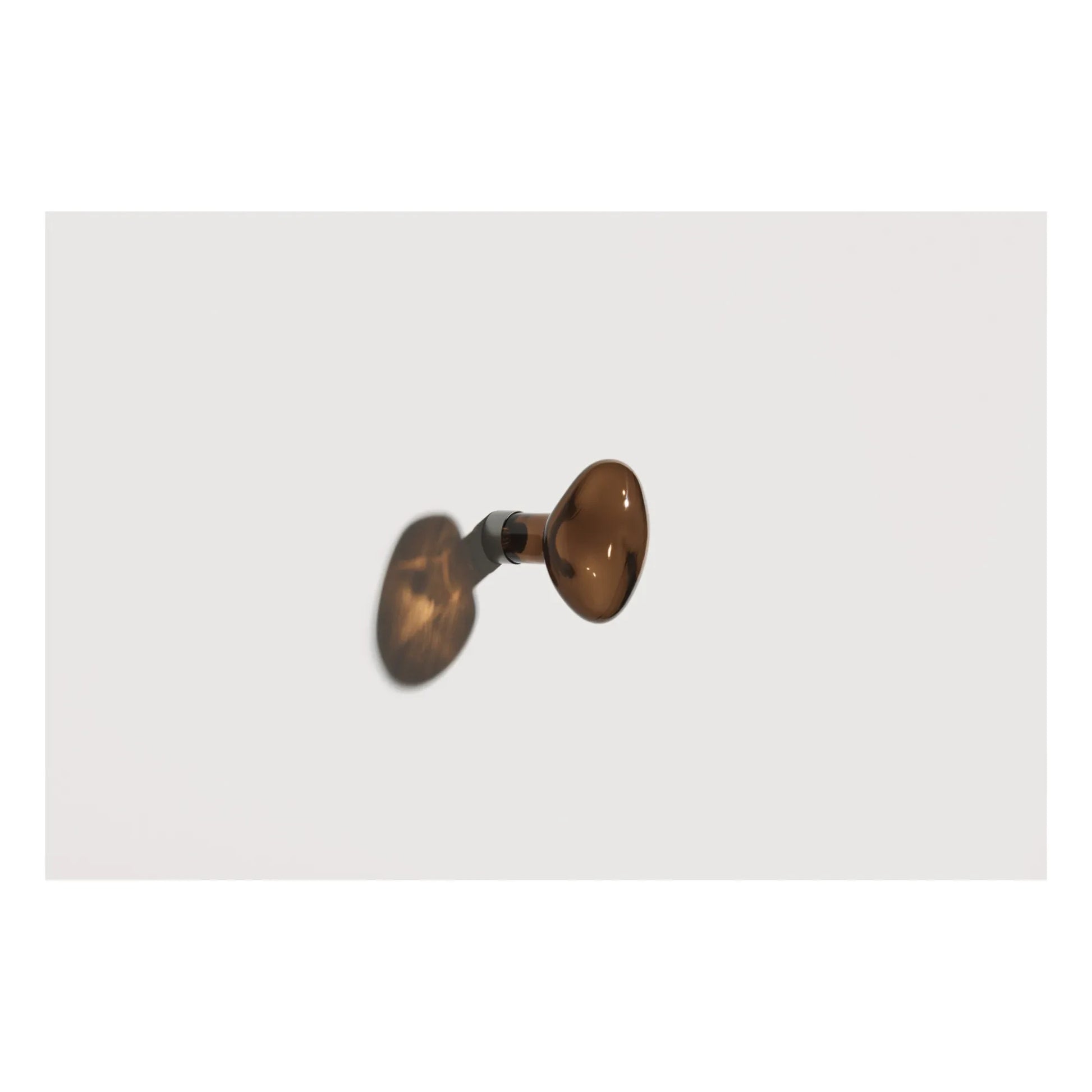 Petite friture - Glass coat hook Bubble small | Brown