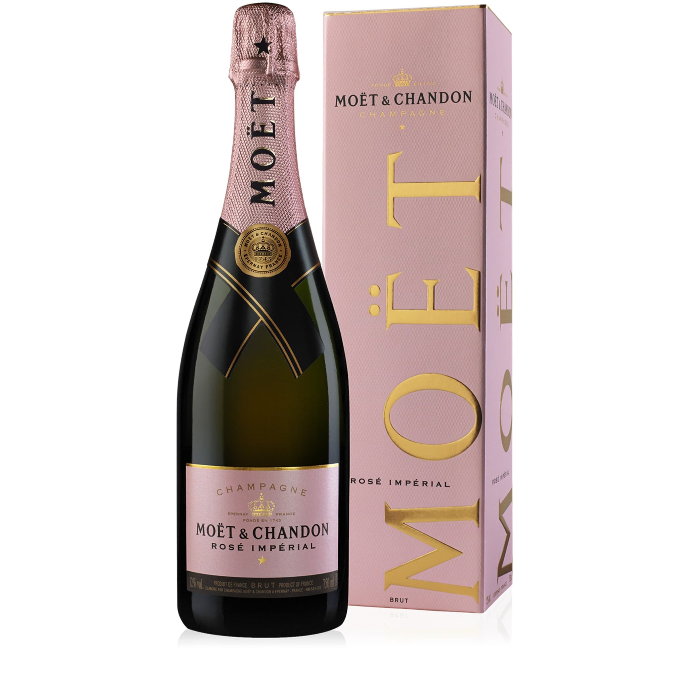 Moët & Chandon Rosé Impérial Non-Vintage Champagne (75cl) - Champagne, France