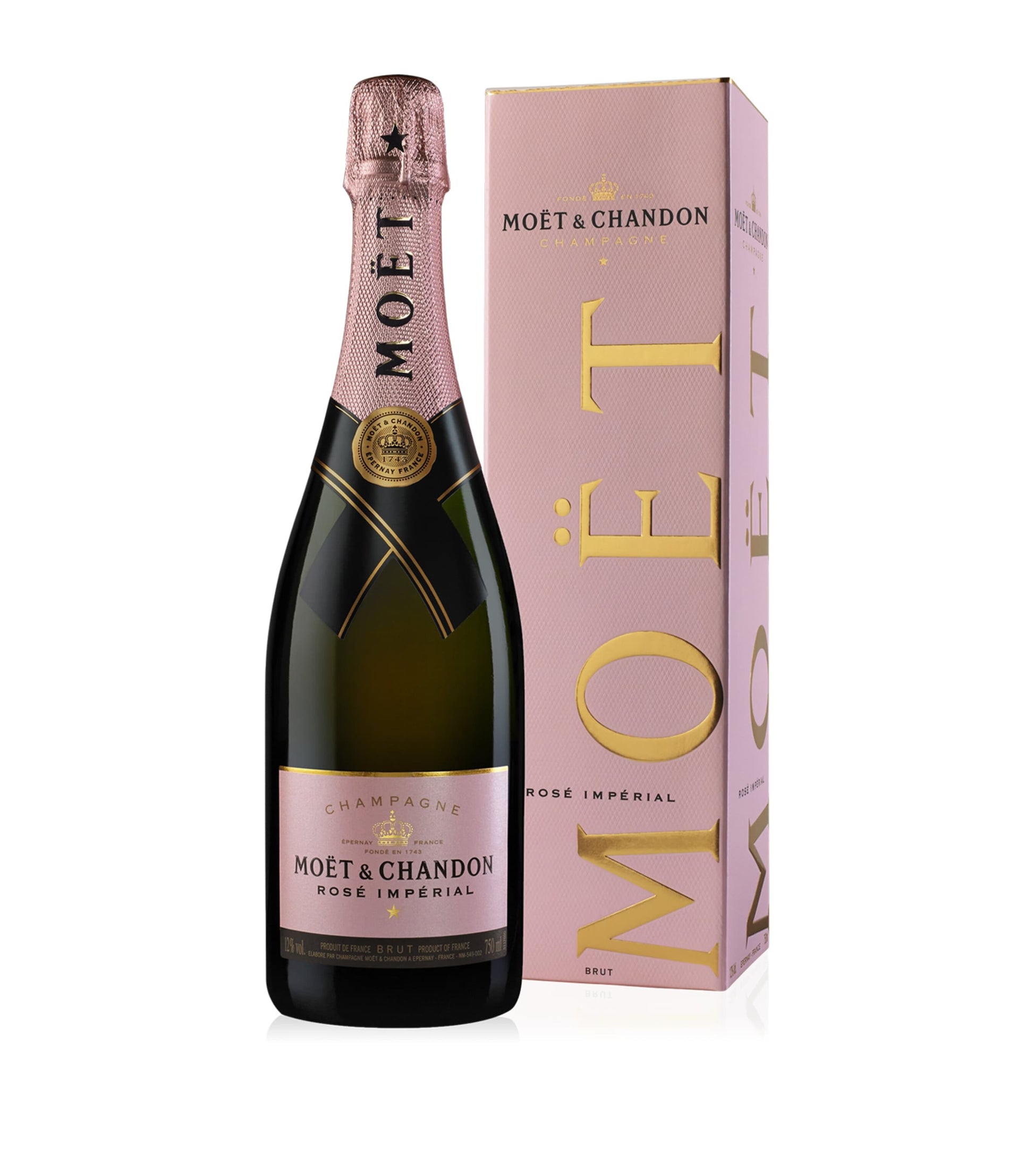 Moët & Chandon Rosé Impérial Non-Vintage Champagne (75cl) - Champagne, France