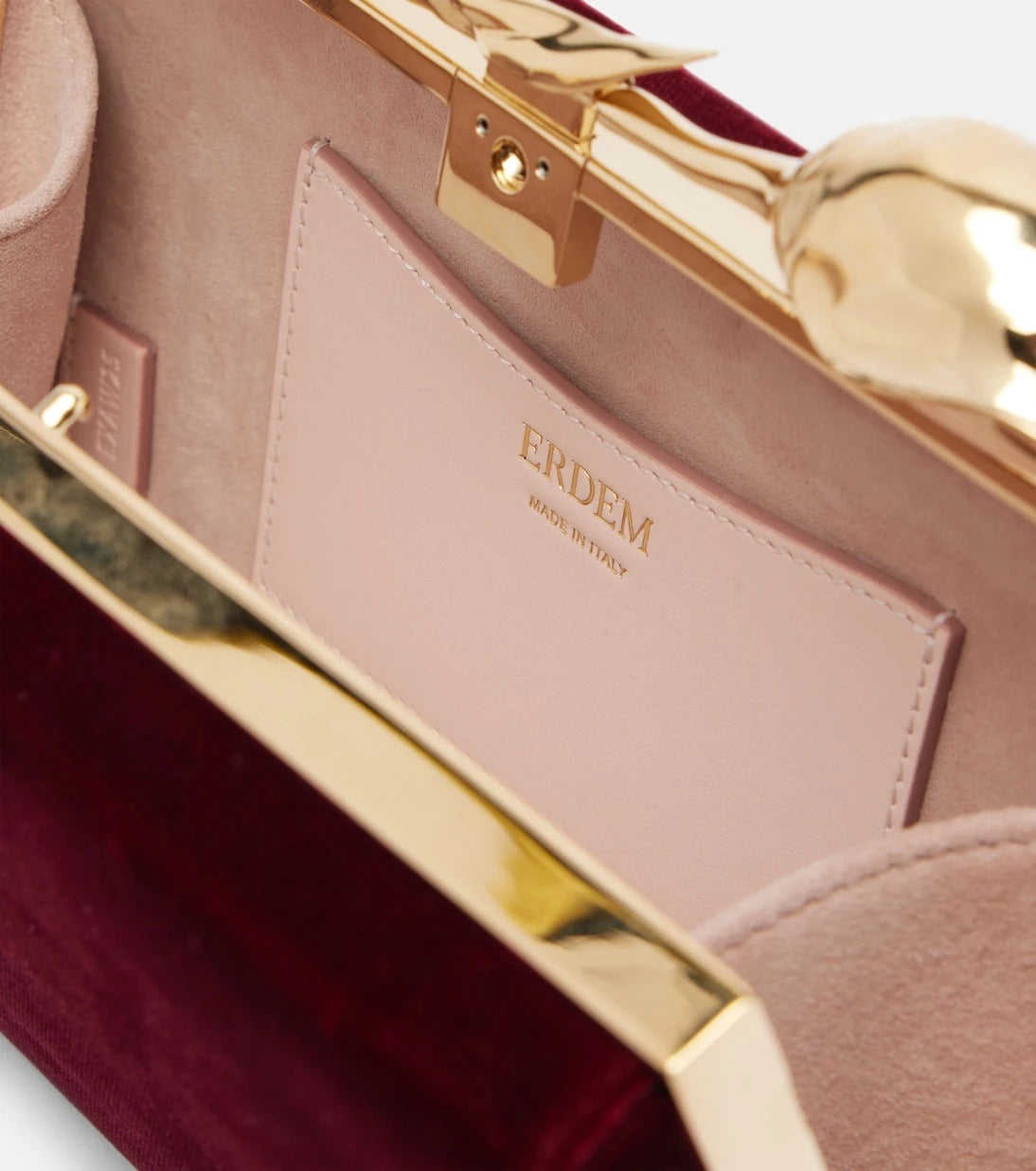 Erdem - Bloom Mini velvet clutch