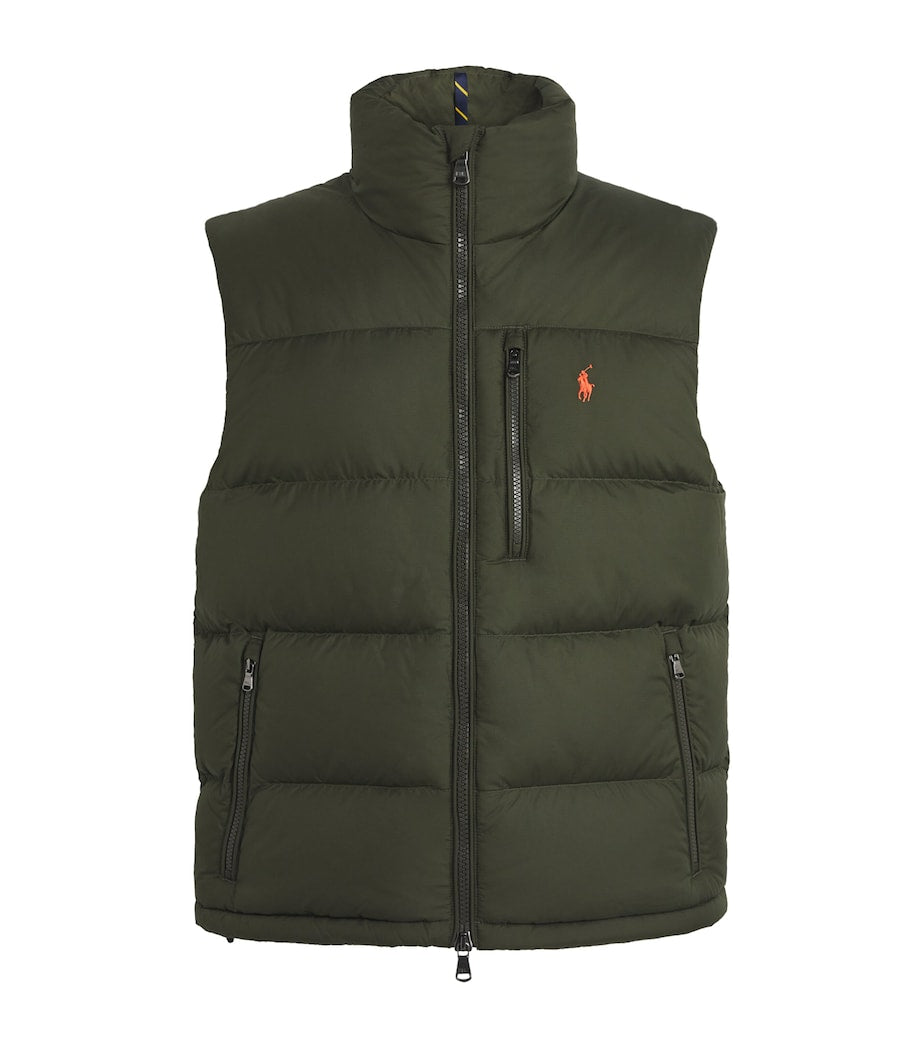 Polo Ralph Lauren Green Down Gorham Gilet