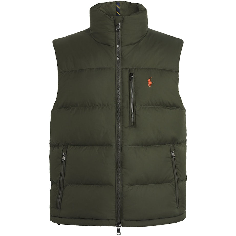 Polo Ralph Lauren Green Down Gorham Gilet