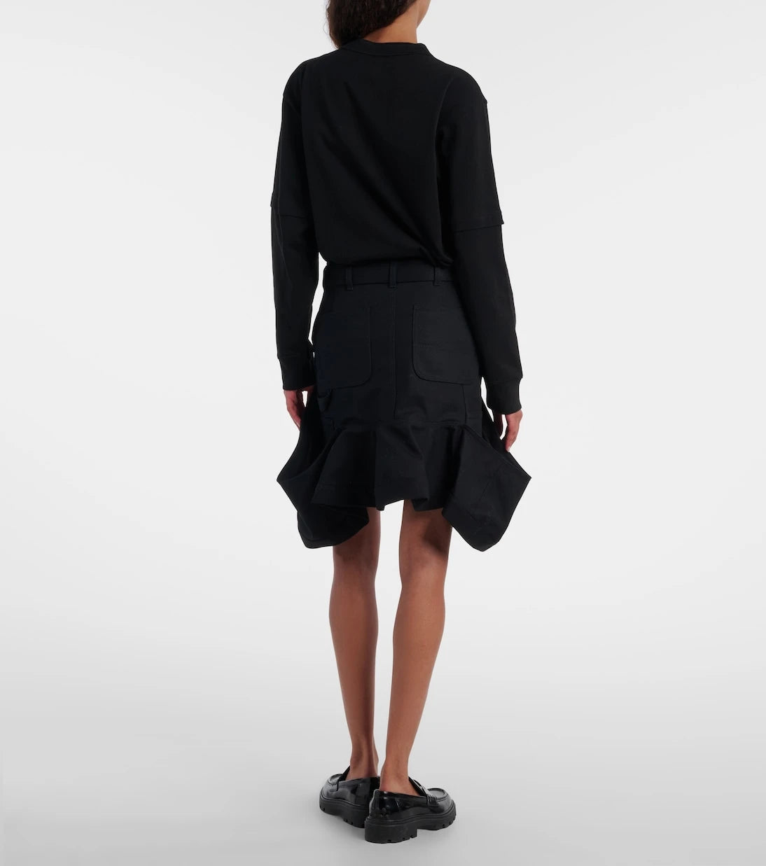 Sacai - x Carhartt cotton canvas miniskirt