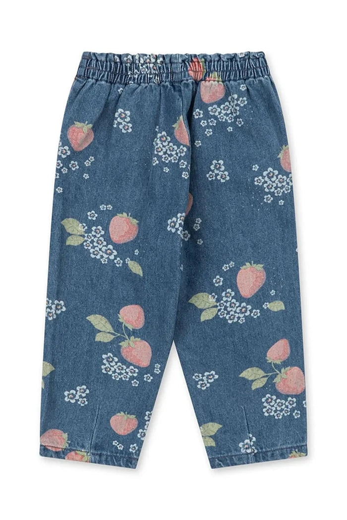 Konges Sløjd MAGOT FRILL PANTS GOTS Çocuk Jean Pantolon