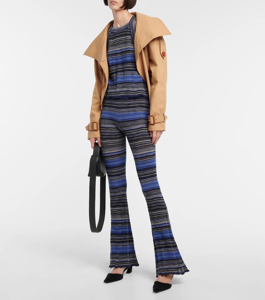 Acne Studios - Striped cotton-blend knit pants