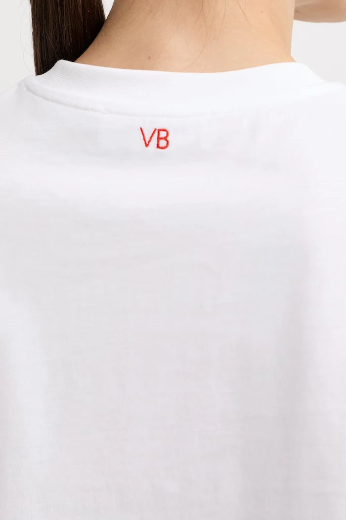 Victoria Beckham тениска дамска от памук