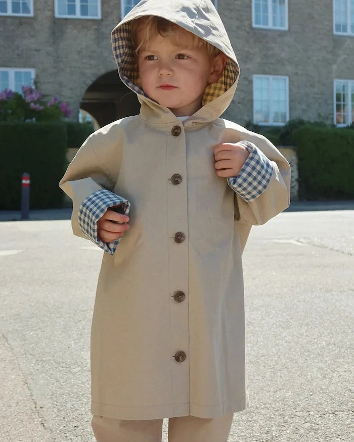 Konges Sløjd TRENCHY COAT Çocuk Pamuklu Trençkot