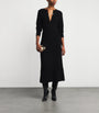 Eres Black Wool-Cashmere Rythmée Maxi Skirt