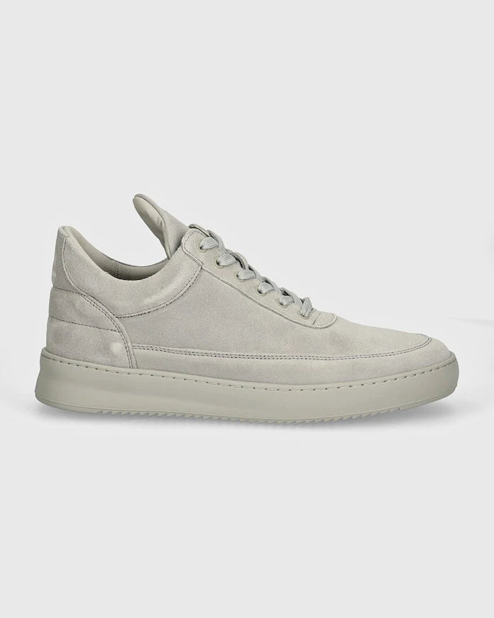 Filling Pieces Low Top Suede All Grey Süet Sneakers