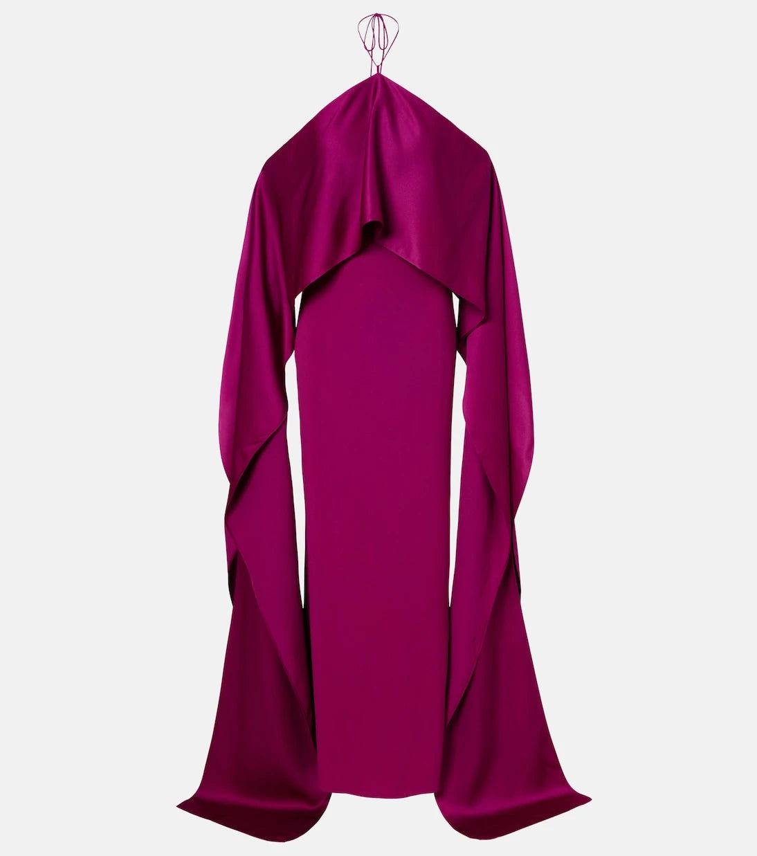 Taller Marmo - Nan draped crêpe cady gown