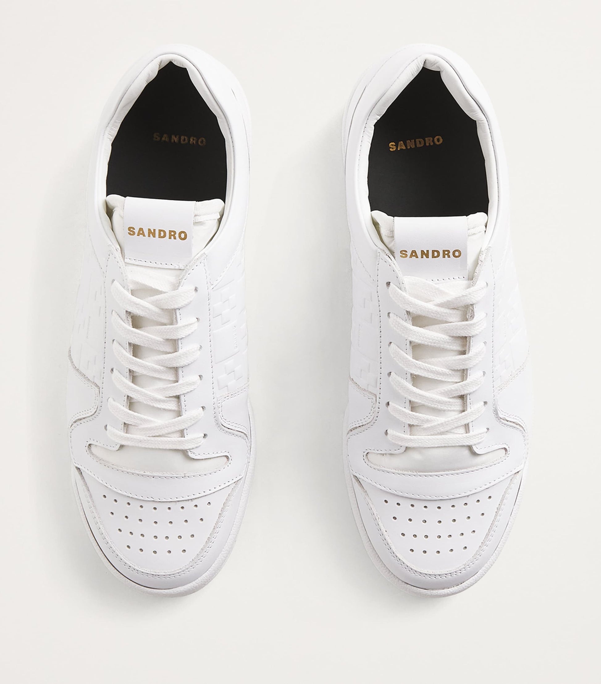 Leather Cross Sneakers