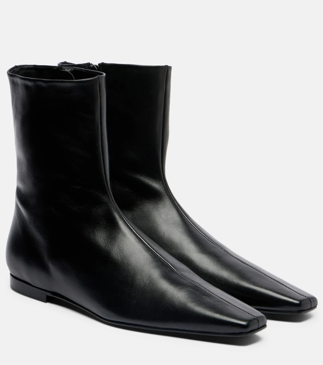 Toteme - Leather ankle boots