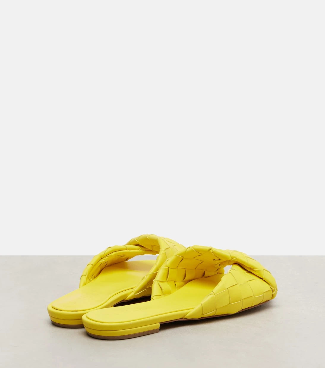 Bottega Veneta - Blink Intrecciato leather slides