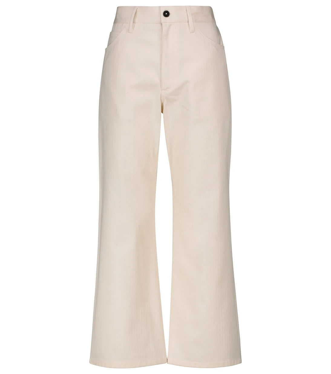 Jil Sander - High-rise cotton bootcut pants