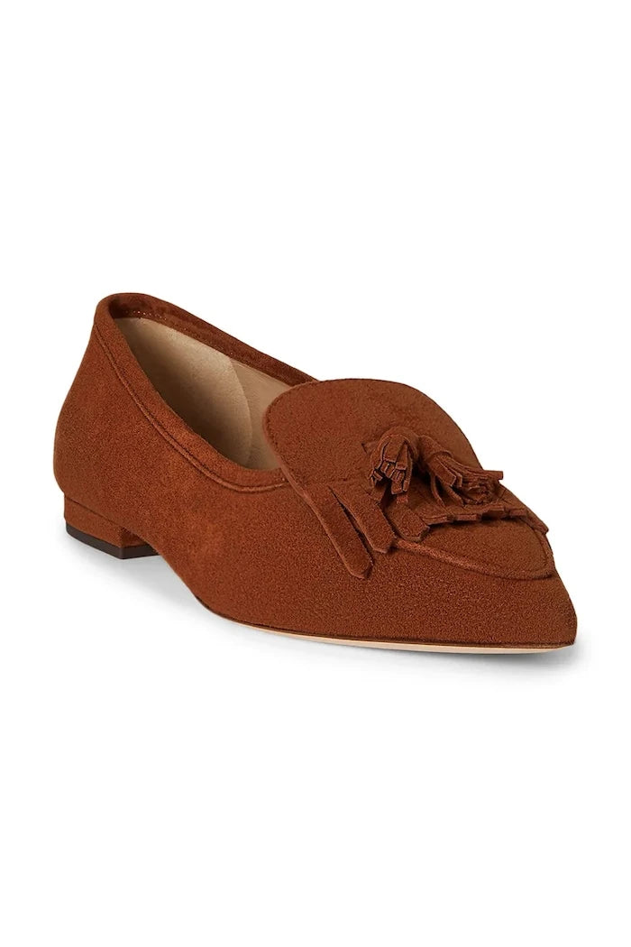 Велурени балеринки Lauren Ralph Lauren Londyn Klt