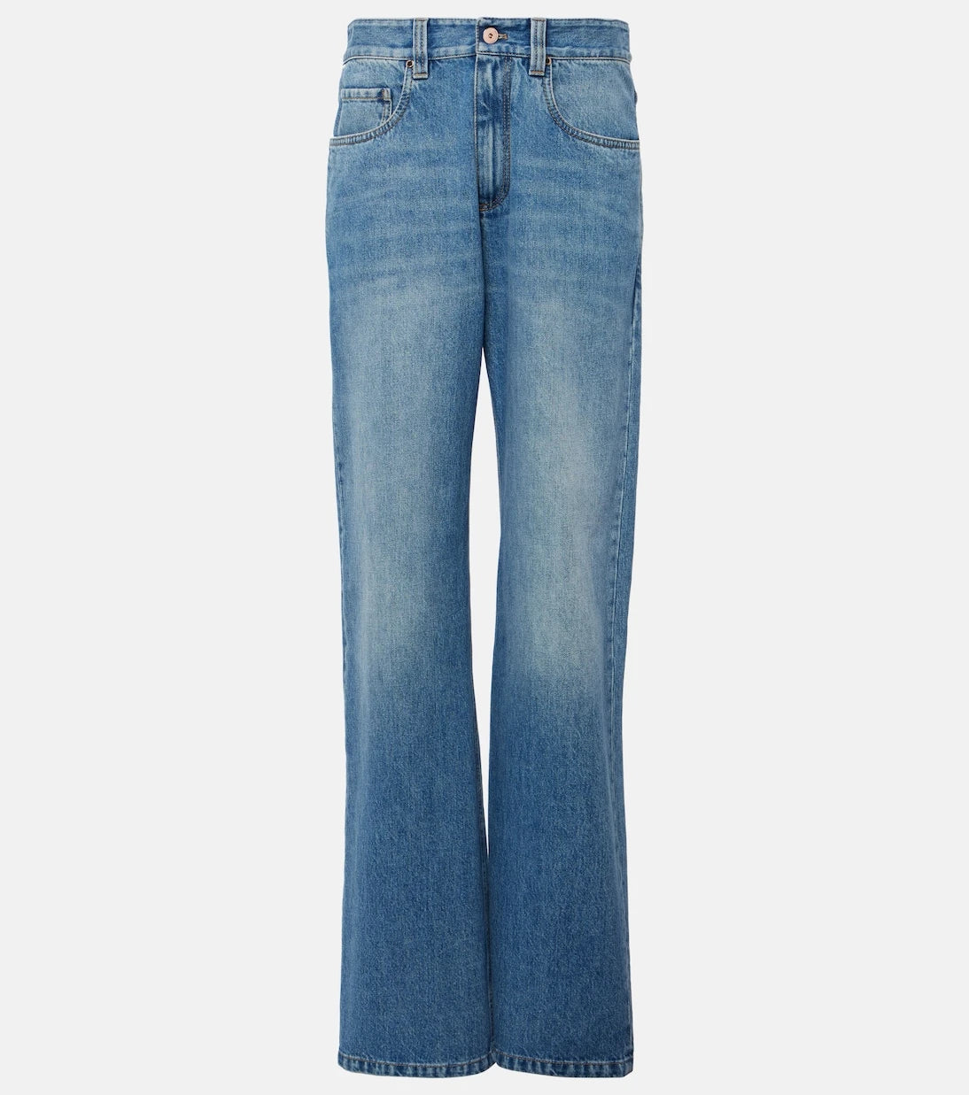 Brunello Cucinelli - Mid-rise wide-leg jeans