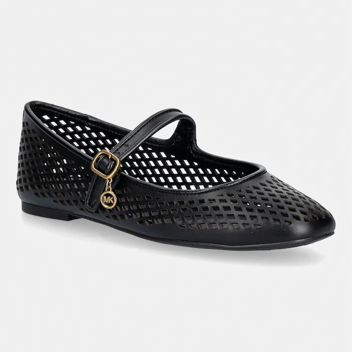 MICHAEL Michael Kors балеринки от кожа Nellie Flex Ballet