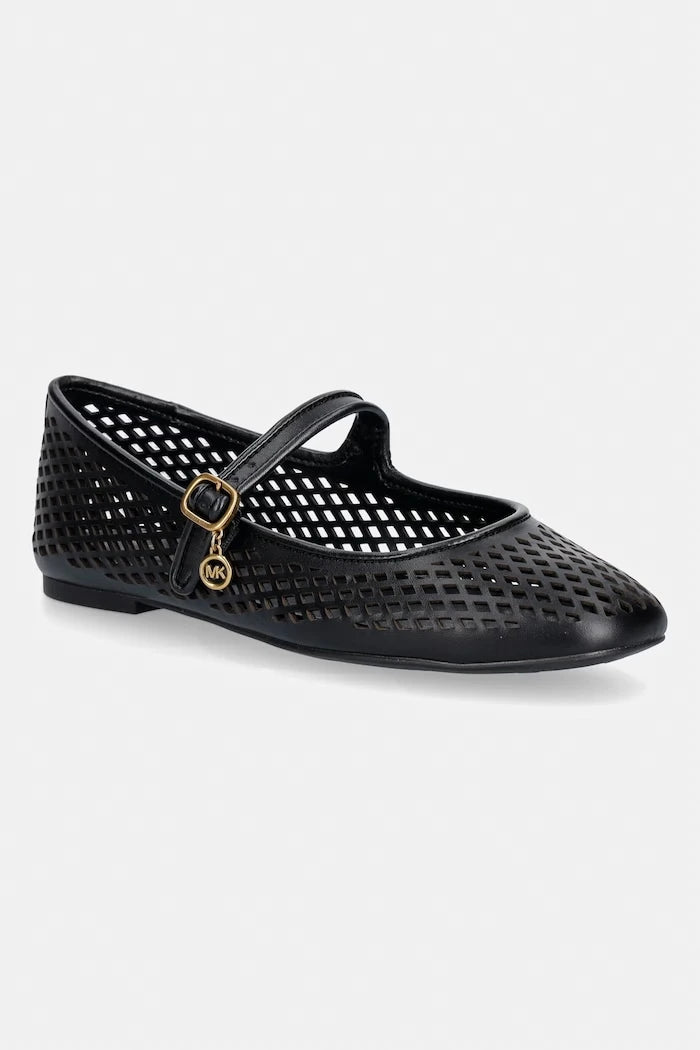 MICHAEL Michael Kors балеринки от кожа Nellie Flex Ballet