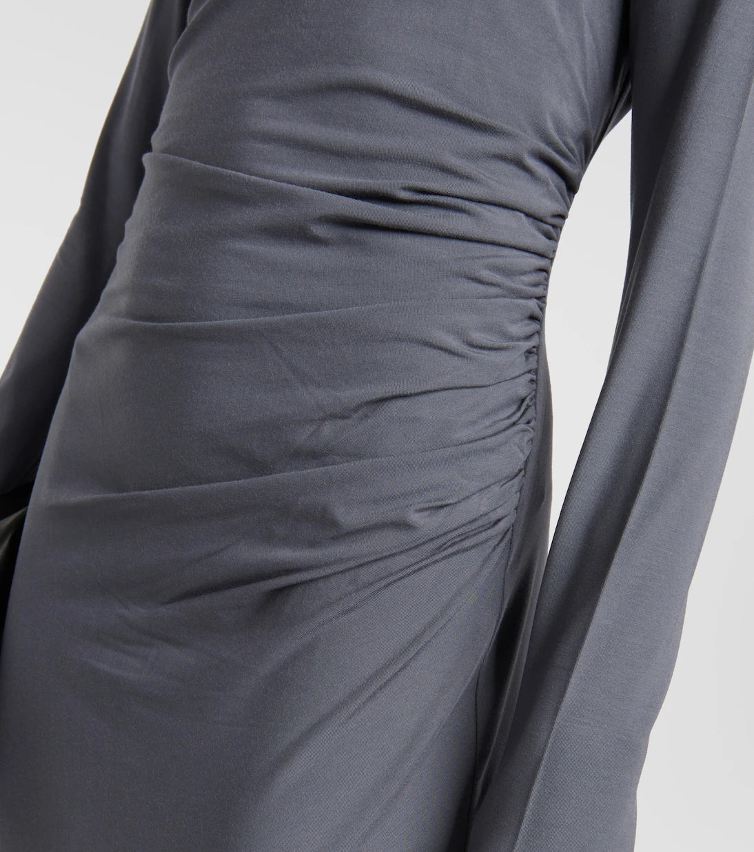 Vince - Ruched jersey midi dress