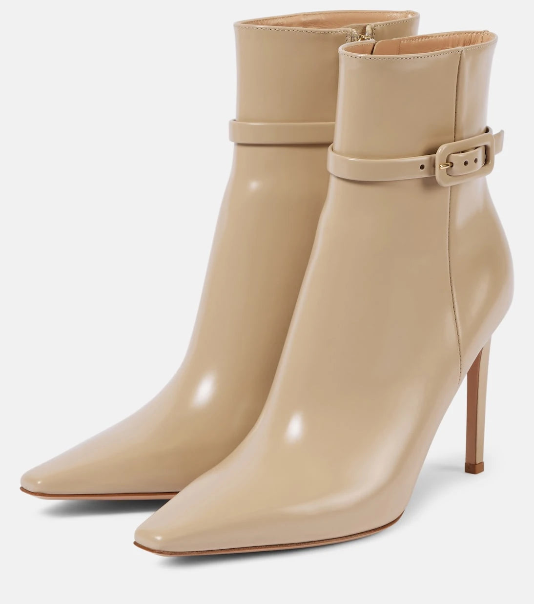 Gianvito Rossi - 95 patent leather ankle boots