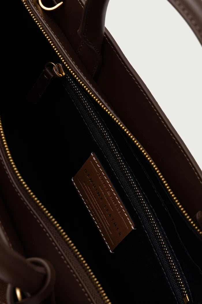 Tommy Hilfiger süet kadın tote çanta