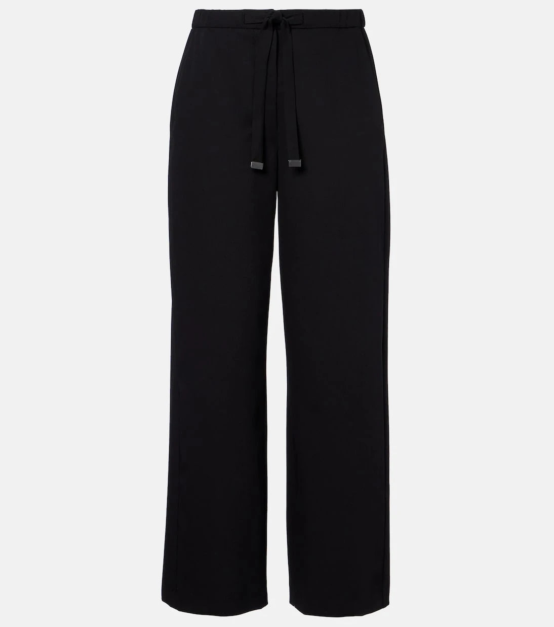'S Max Mara - Argenta virgin wool crêpe wide-leg pants
