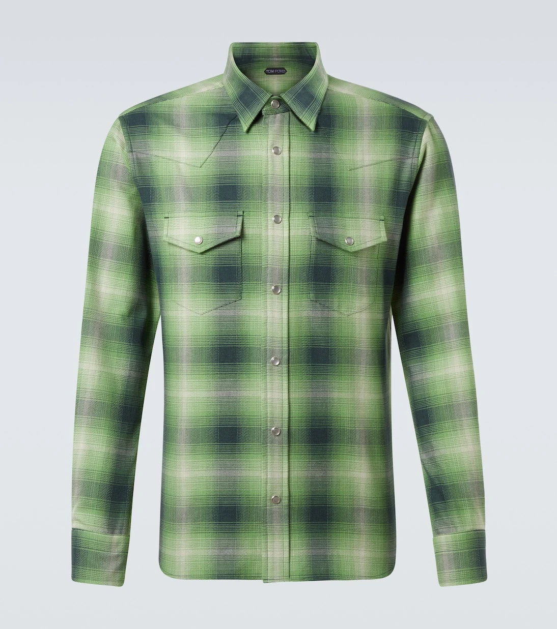 Tom Ford - Checked cotton shirt