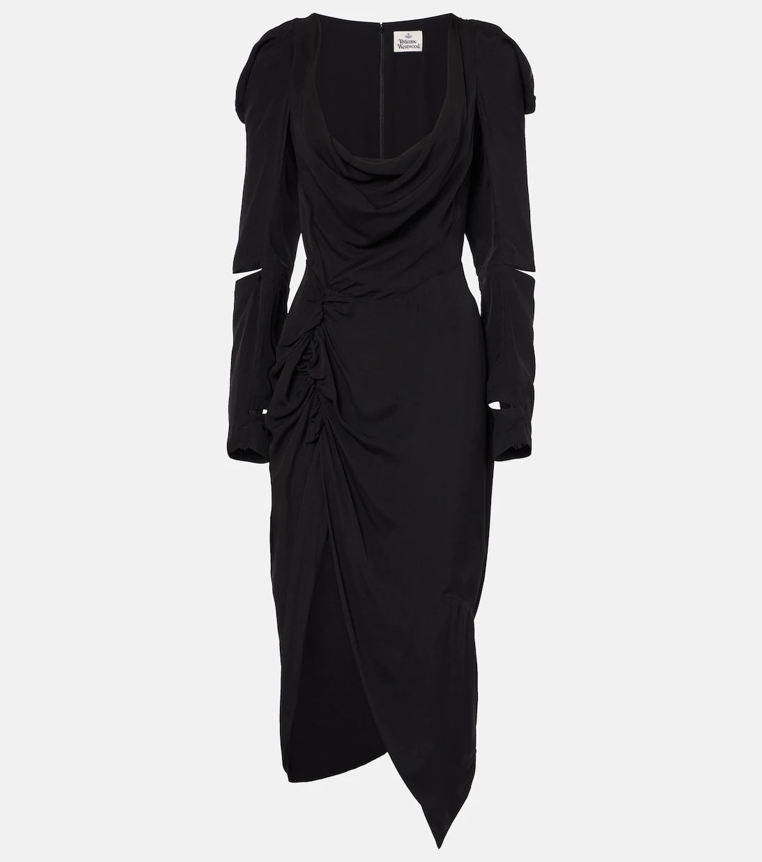 Vivienne Westwood - Panther draped midi dress