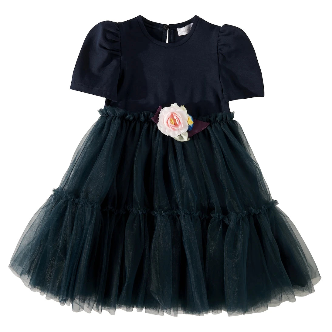 Monnalisa - Embellished tulle dress