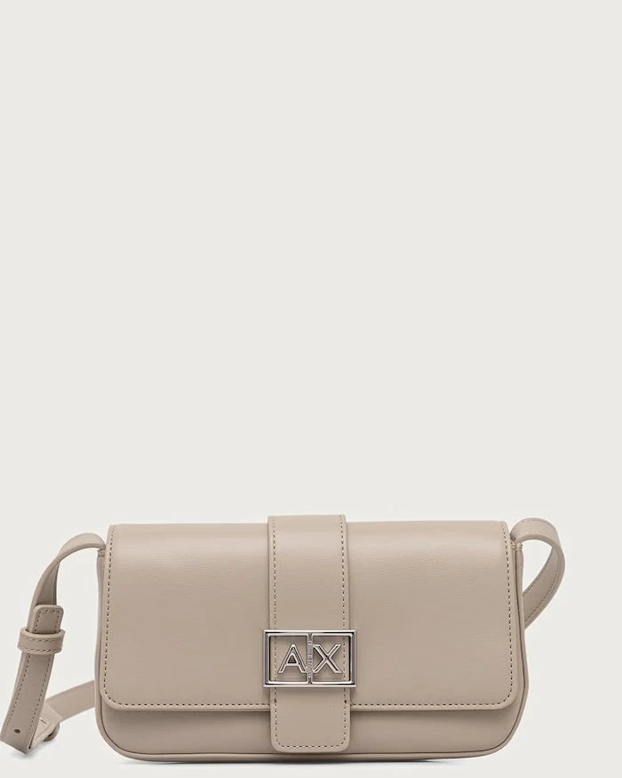 Armani Exchange kadın suni deri crossbody çanta