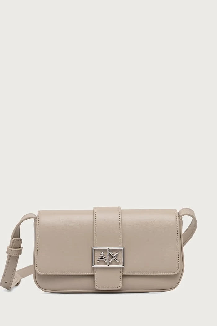 Armani Exchange kadın suni deri crossbody çanta