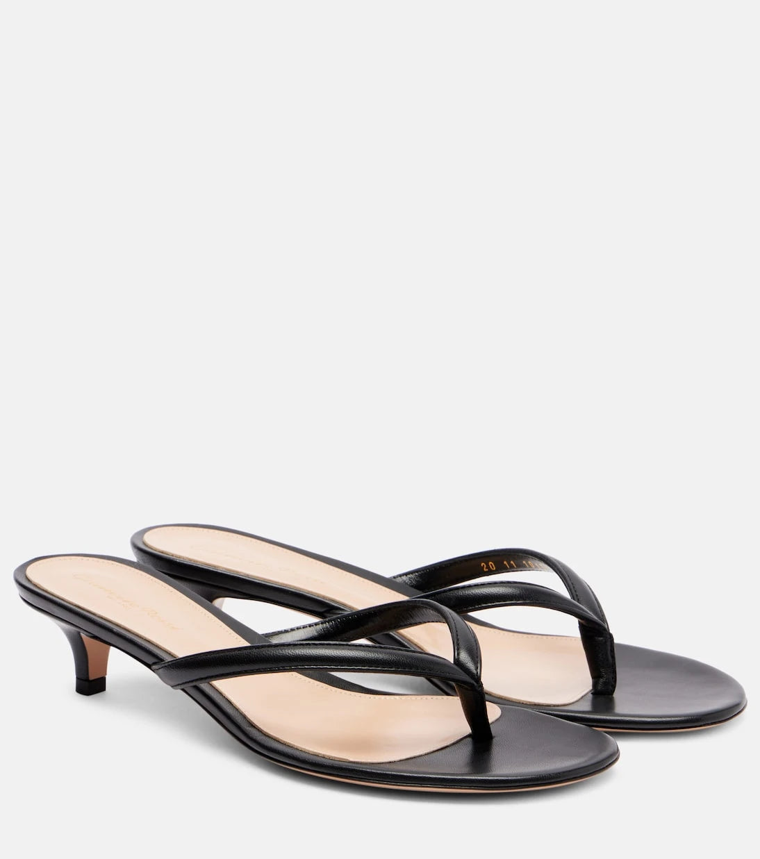Gianvito Rossi - Calypso 35 leather thong sandals