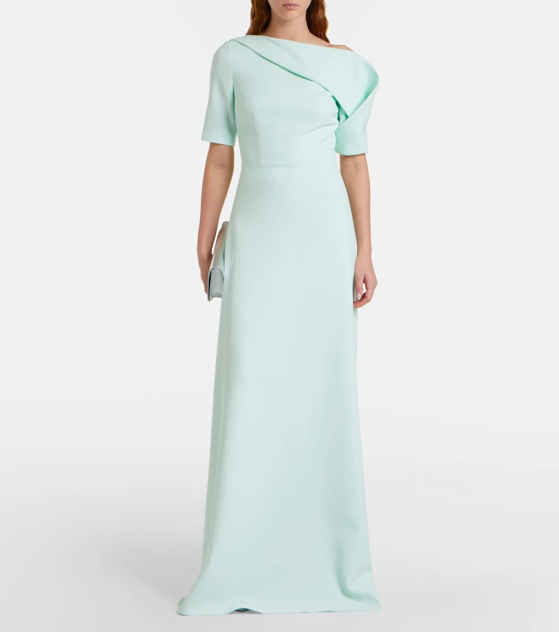 Safiyaa - Stephanie draped crêpe gown