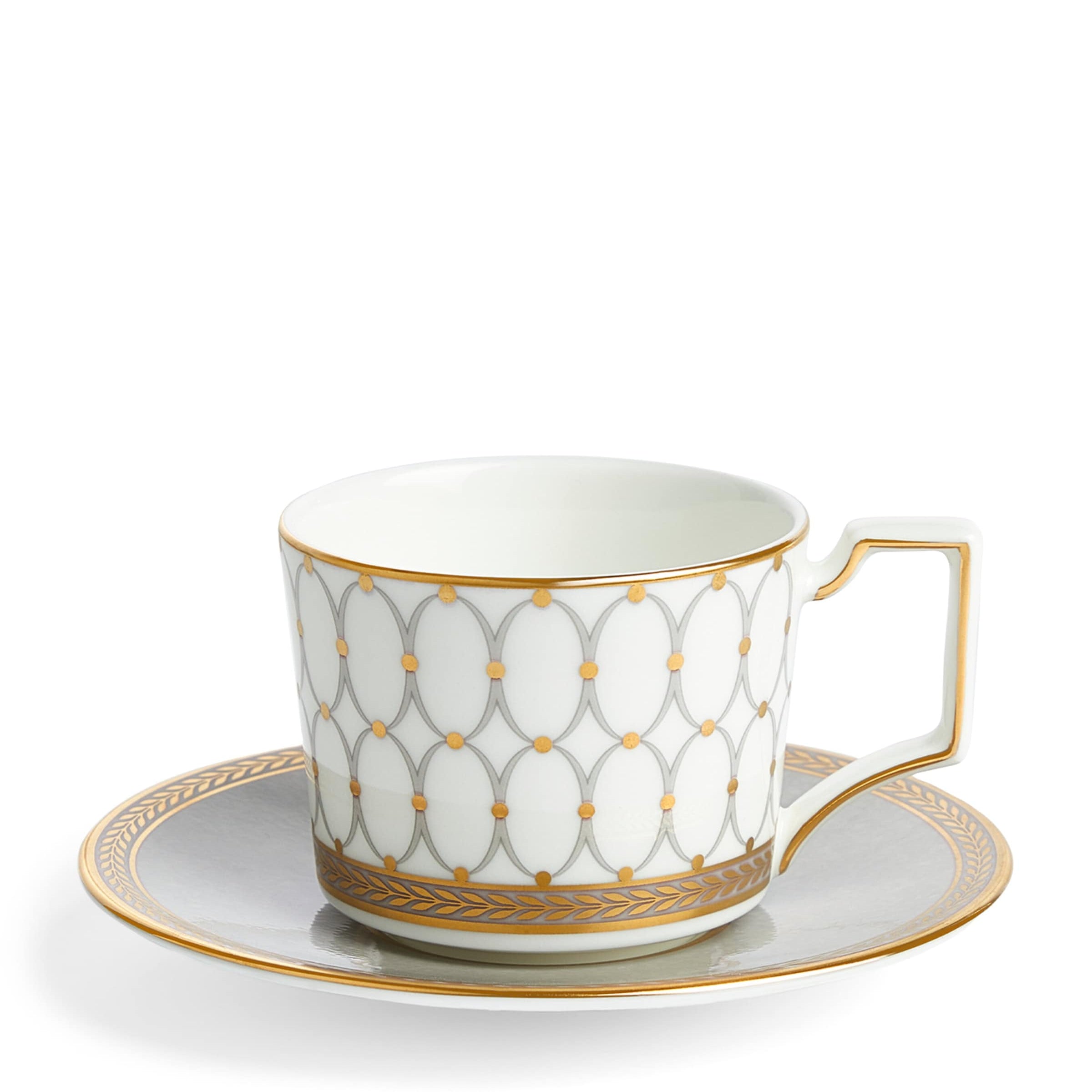 Renaissance Grey Coffee Cup & Saucer (70ml)