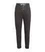 Marco Pescarolo Wool Micro-Check Drawstring Trousers