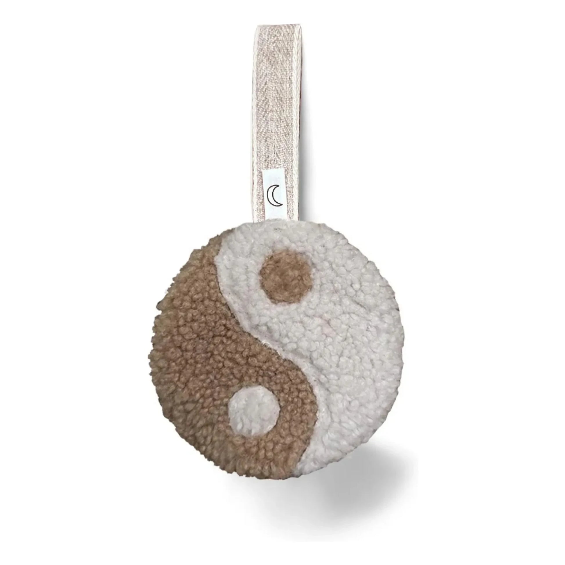 Dappermaentje - Yin Yang pacifier attachment | Beige