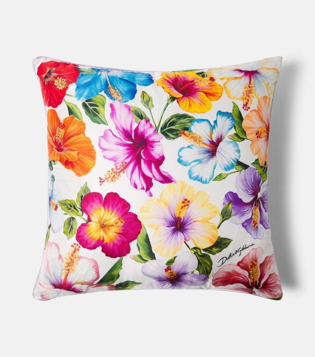 Dolce&Gabbana Casa - Floral cotton canvas cushion