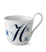 Royal Copenhagen Porcelain Fluted Alphabet Mug