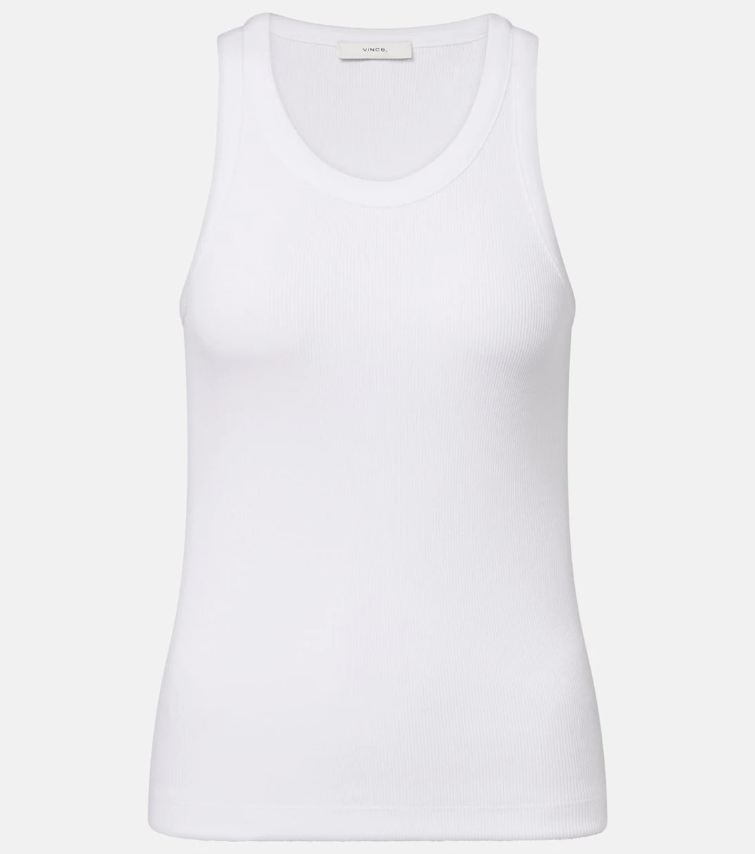 Vince - Ribbed-knit jersey tank top
