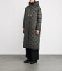 Green The Cube Diamond-Quilted Parka