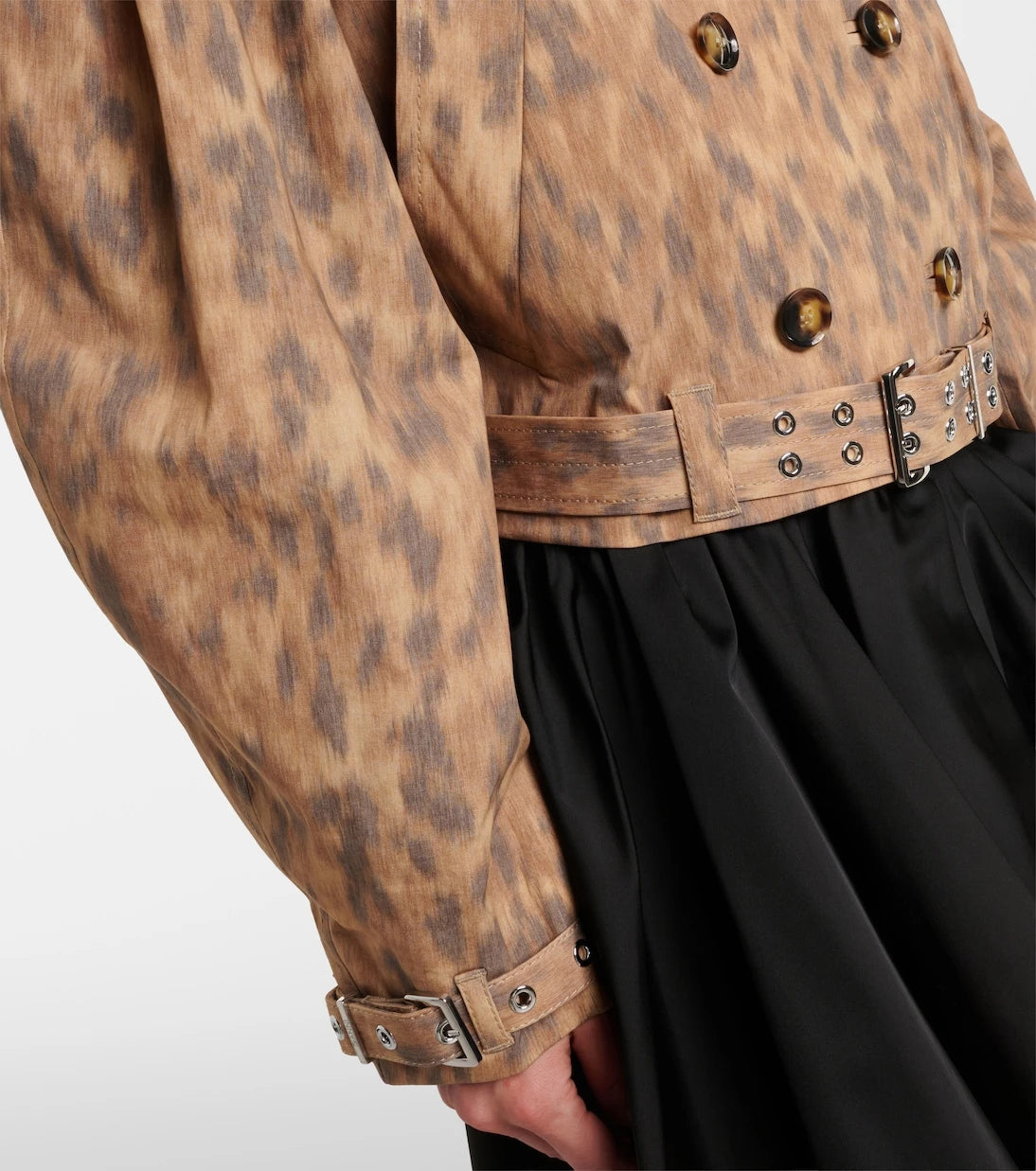 Ganni - Printed cotton-blend jacket