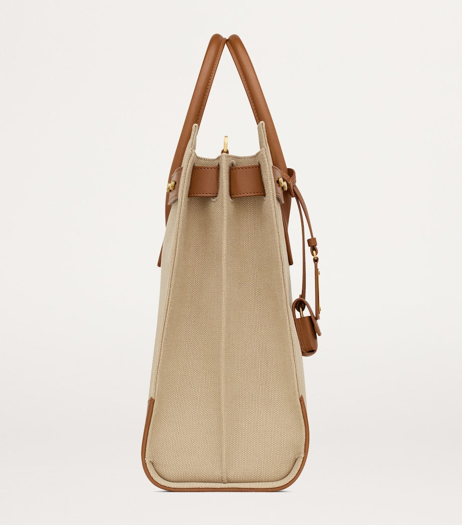 Saint Laurent Canvas Sac Du Jour Tote Bag