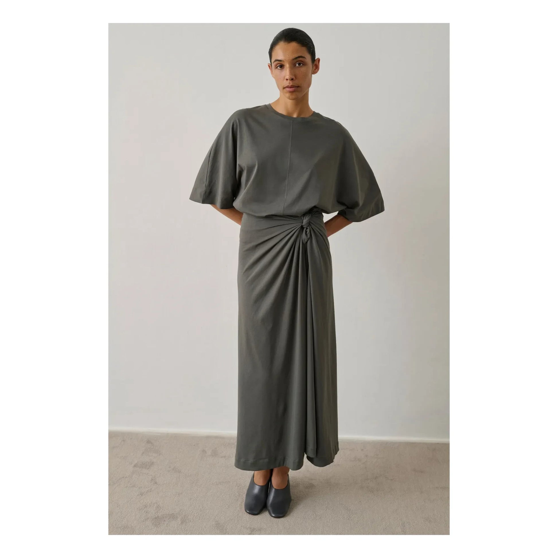 Soeur - Cotton Goa Skirt | Slate grey