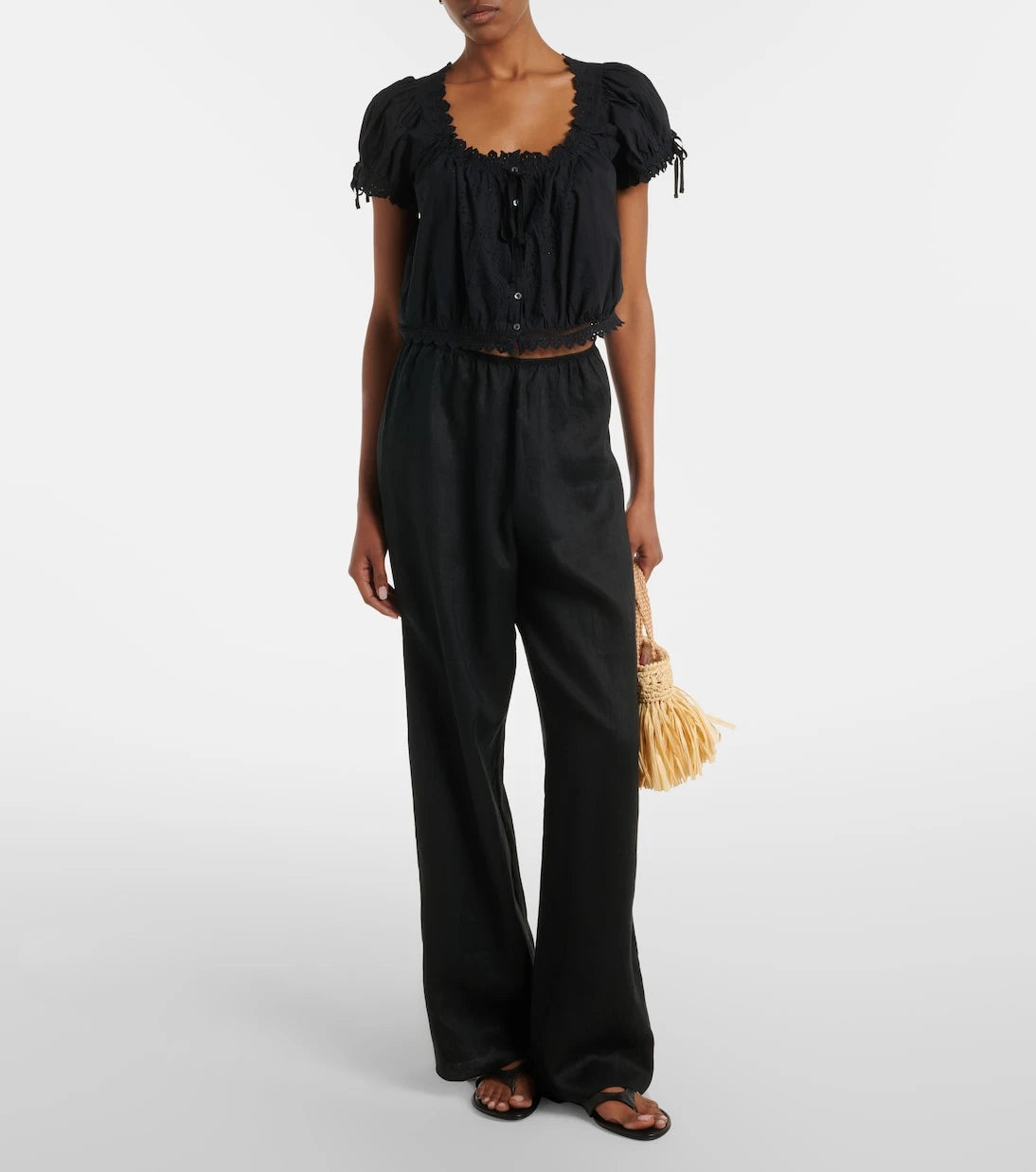 Dôen - Lavon linen straight pants