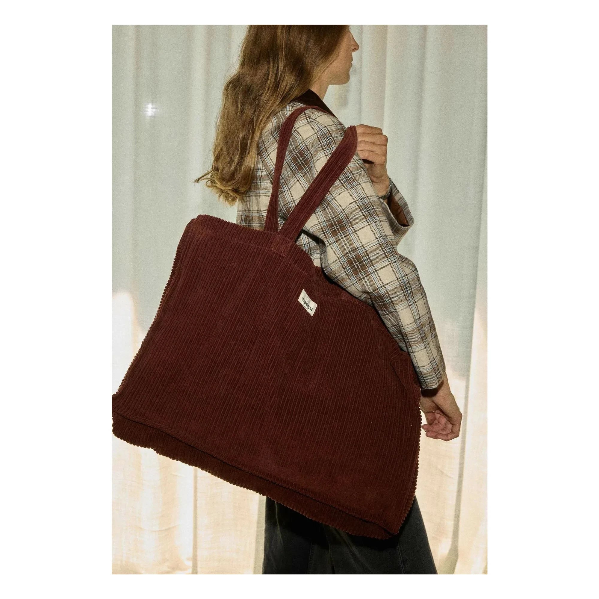 Gabrielle Paris - Corduroy weekend bag | Jaspe