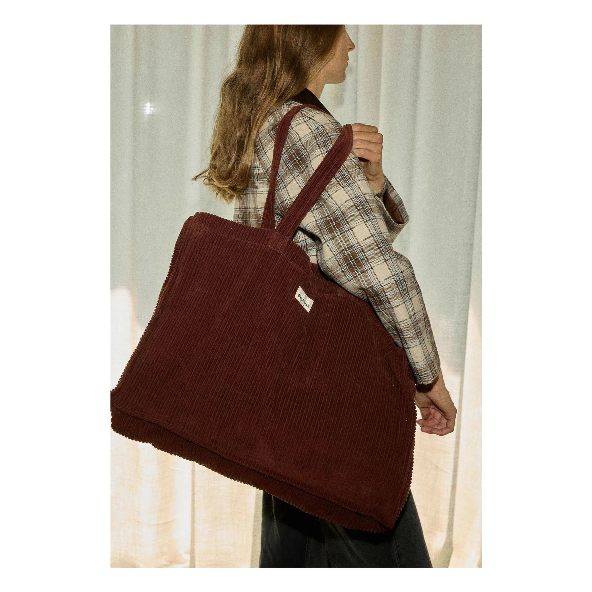 Gabrielle Paris - Corduroy weekend bag | Jaspe