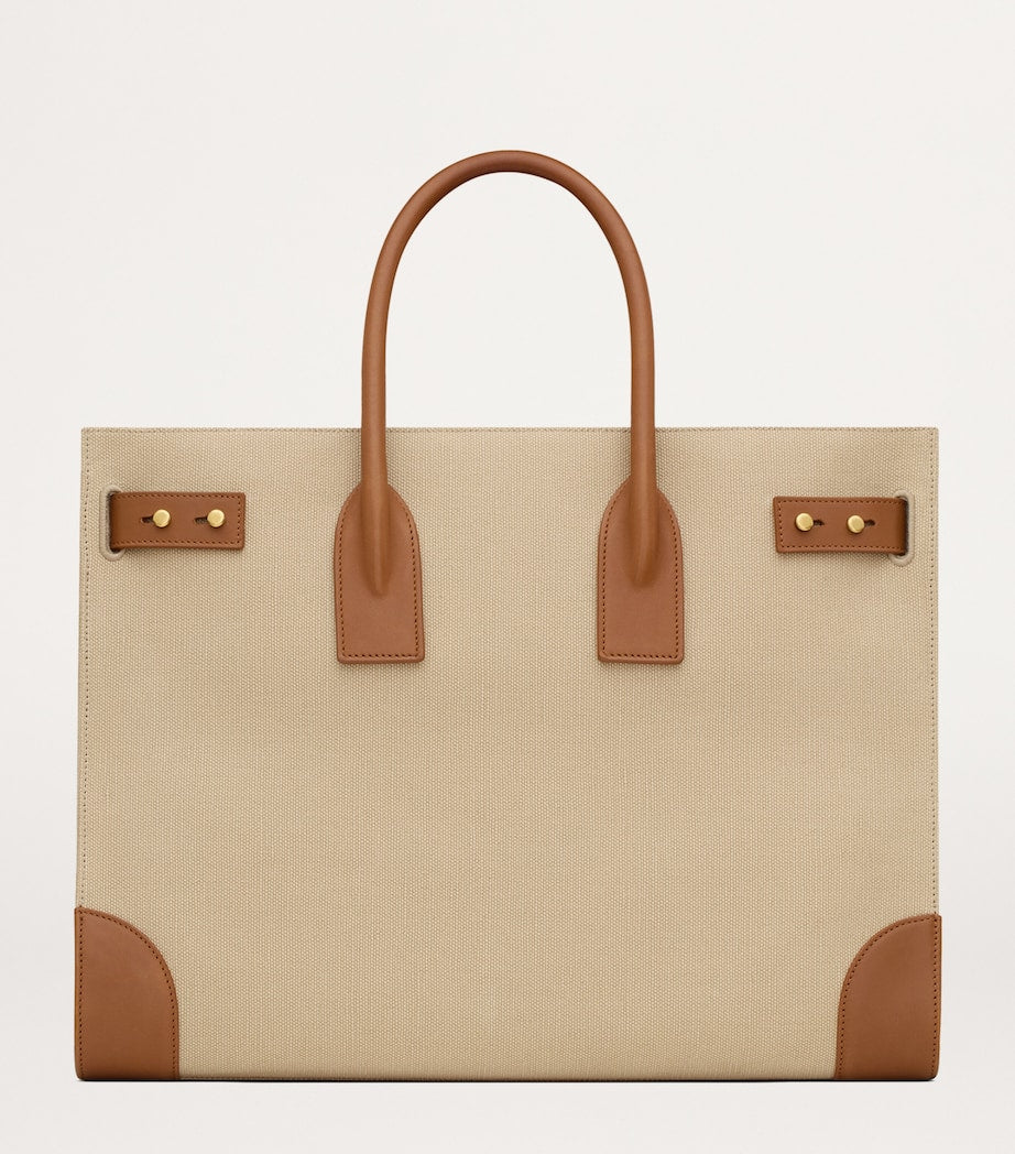 Saint Laurent Canvas Sac Du Jour Tote Bag